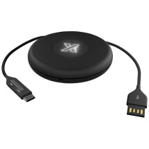 Ladekabel | Gummi, Kunststoff und Polyester | Beleuchtetes Logo