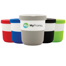 Tasse isolée | PLA | 280 ml | Avec poignée en silicone | Durable Tasse isolée | PLA | 280 ml | Avec poignée en silicone | Durable