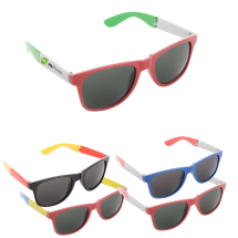 Lunettes de soleil | Plastique | Protection UV 400 | Pliables et bicolores