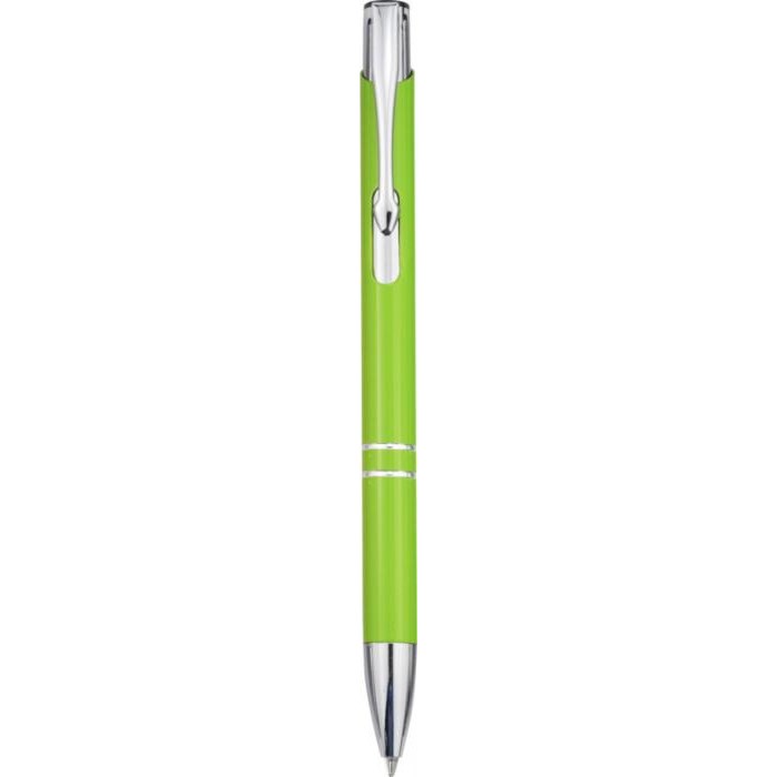Moneta aluminium balpen - Lime