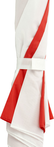 Grote automatische paraplu | 103,5 cm | Houten handvat | 190T polyester | Goedkoop | blauw;wit