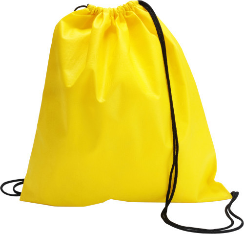 Backpack | Nonwoven | Drawstring | yellow