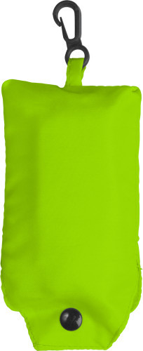 Foldable shopping bag | Polyester | Incl. belt clip | lime