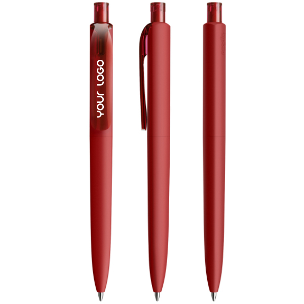 Prodir DS8 PRR push ballpoint pen | Plastic | Soft touch | dark red