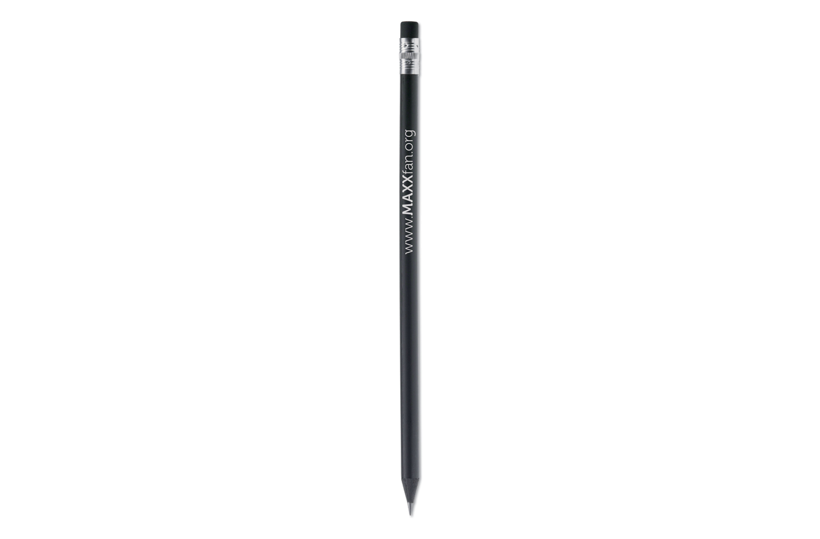 Bleistift mit Radiergummi schwarz