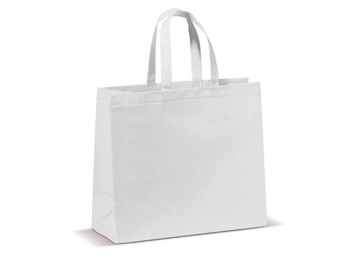 Draagtas | Non-woven 105g/m² | 40×35 cm | Verkrijgbaar in veel kleuren | Wit
