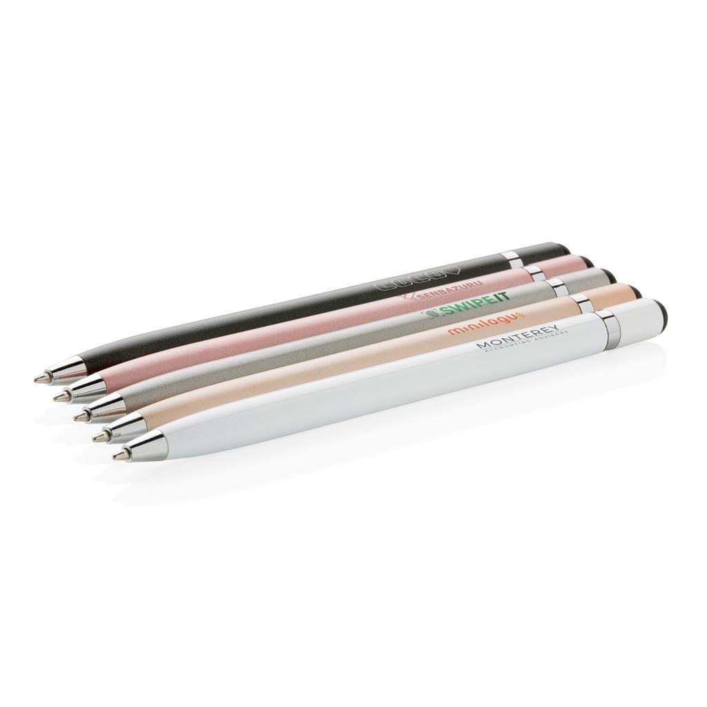 Simplistic metalen pen, grijs