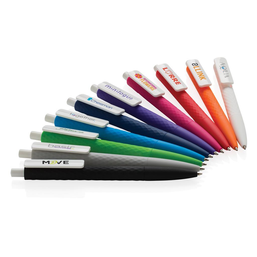 Pen | ABS | Diamond pattern | Blue ink | Blue (2184;White)