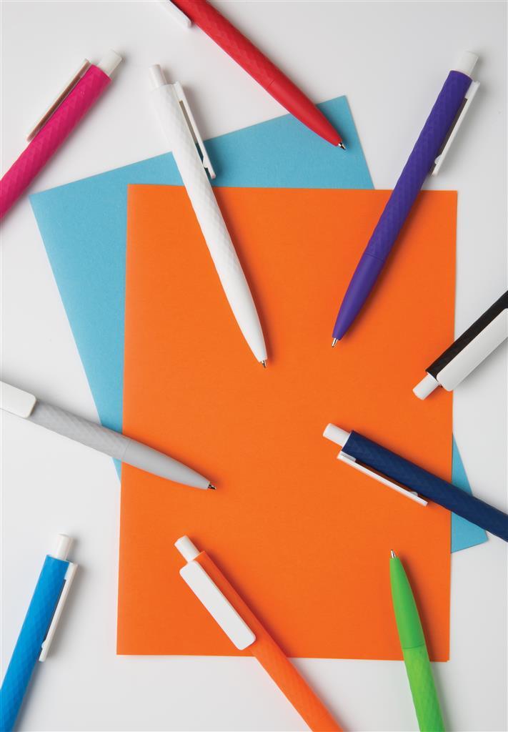 Pen | ABS | Diamond pattern | Blue ink | Blue (2184;White)