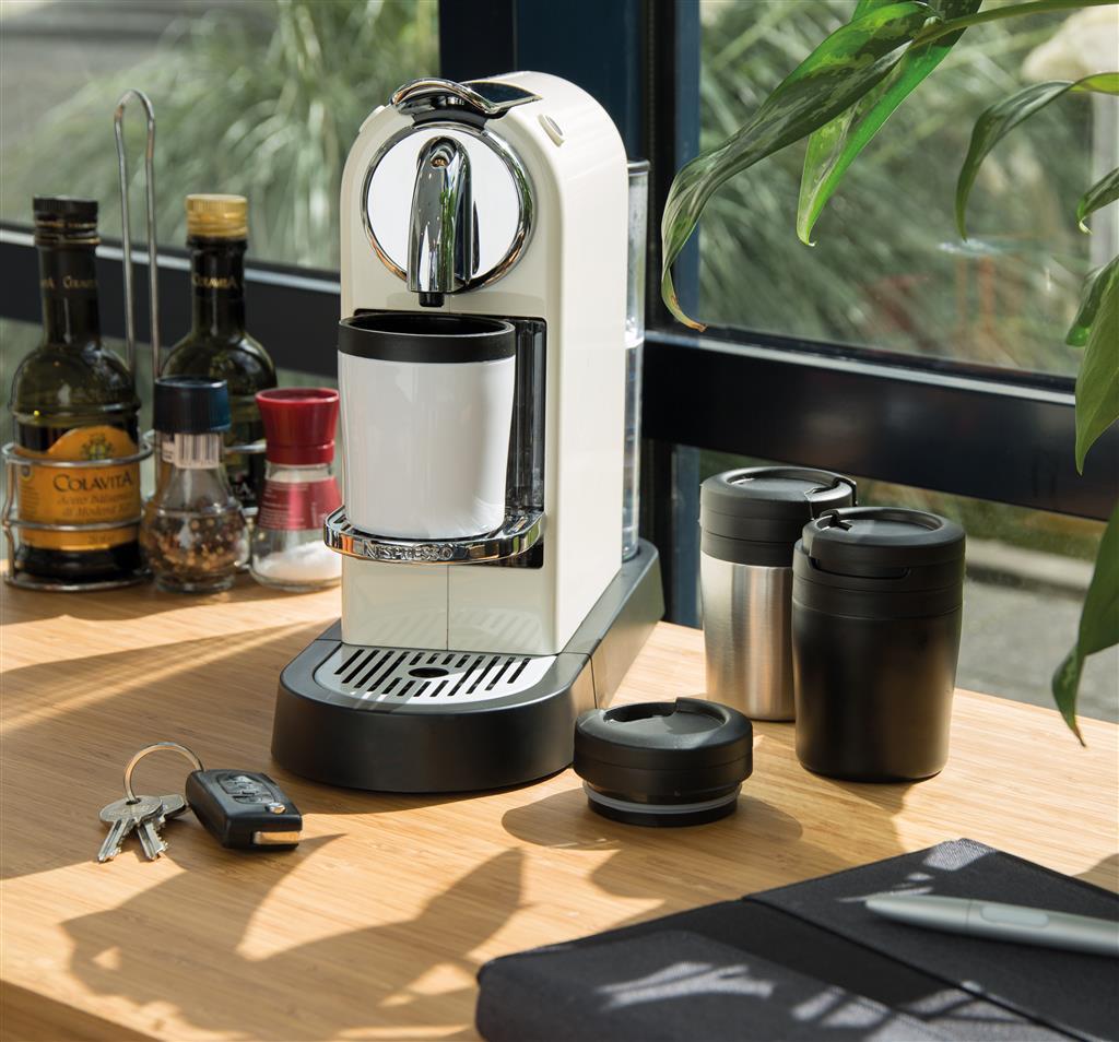 Coffee to go Becher, silber
