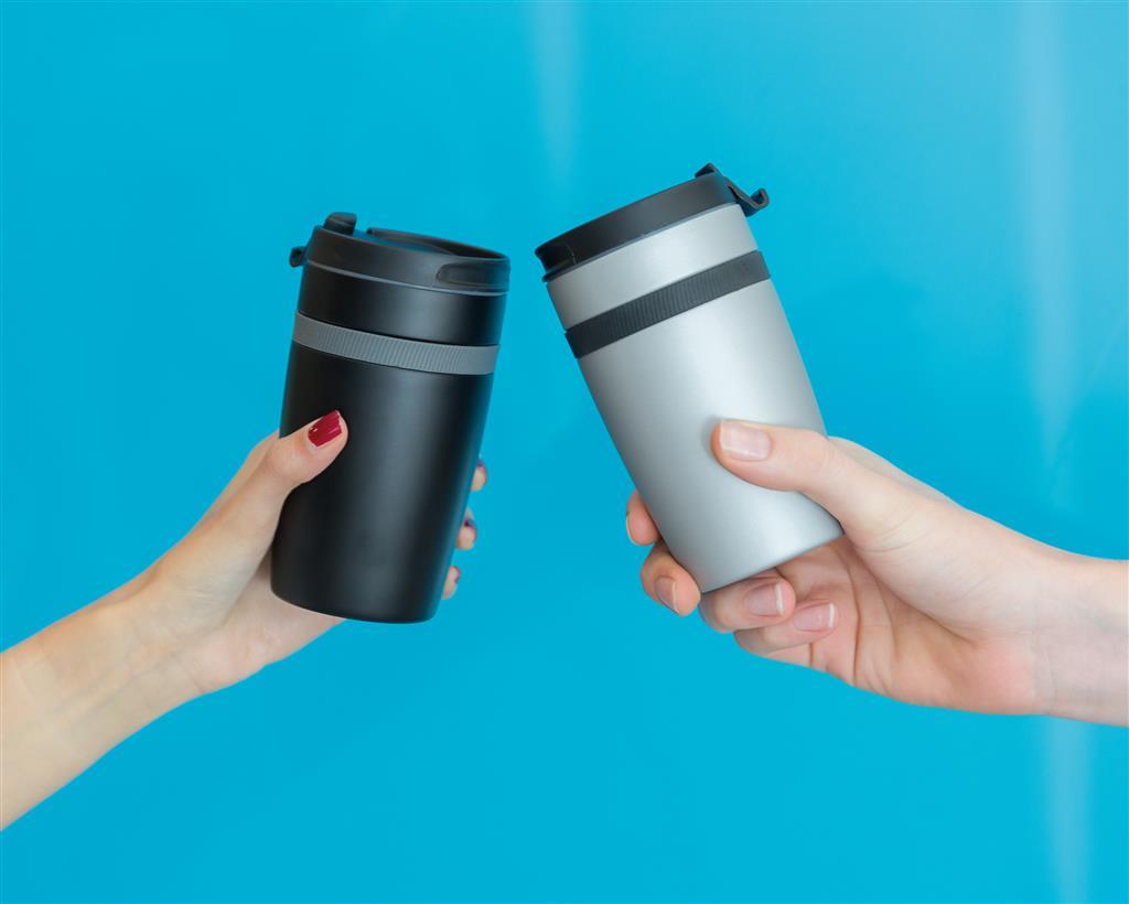 Thermosbeker | Roestvrij staal | 280 ml | Zwart (Black;Cool Grey 11C)