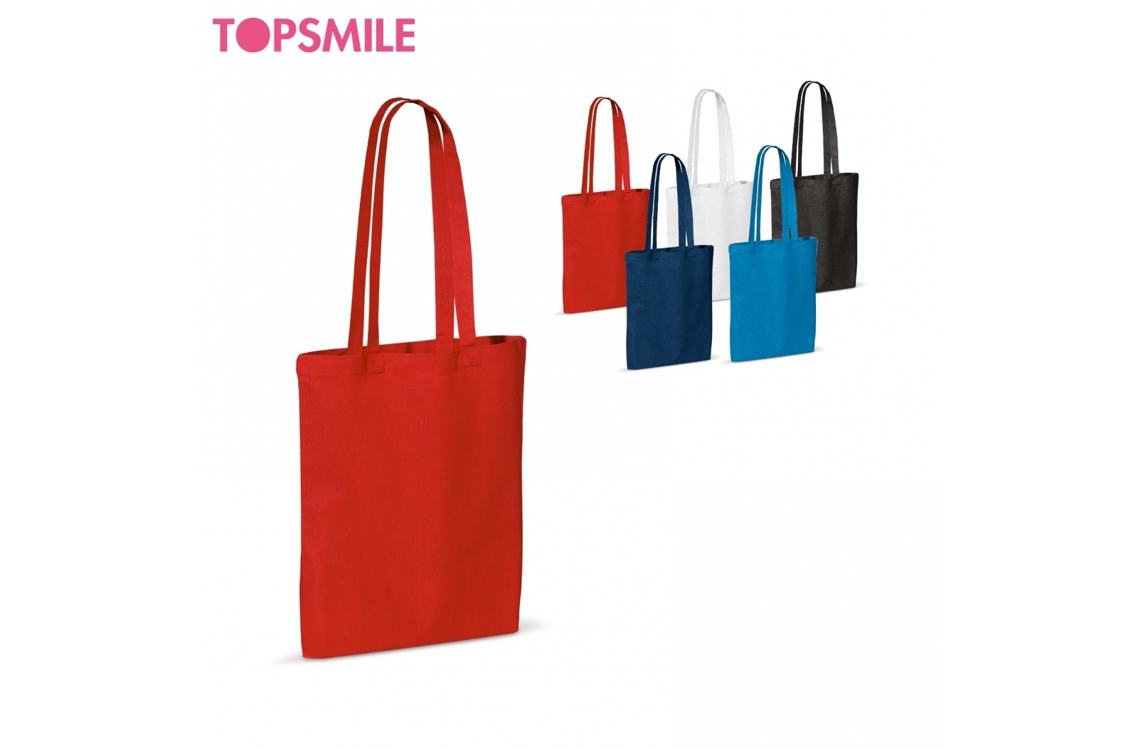 Schultertasche Baumwoll OEKO-TEX® 140g/m² weiss