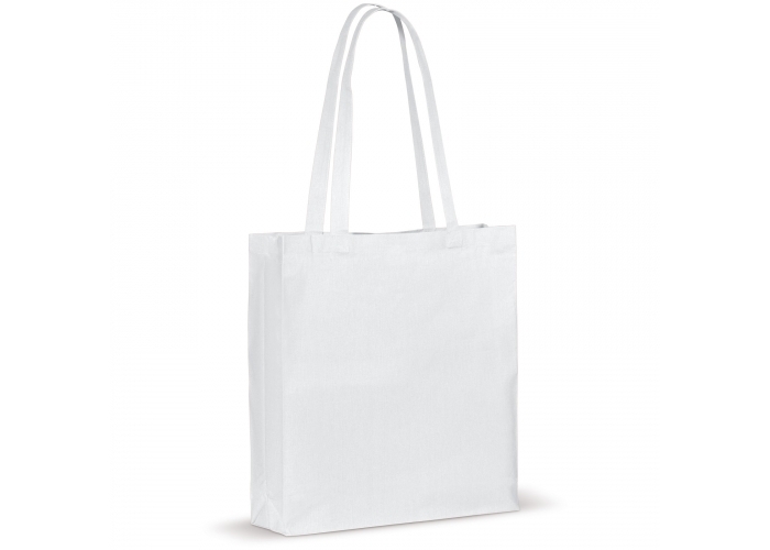 Schultertasche Baumwoll OEKO-TEX® 140g/m² weiss