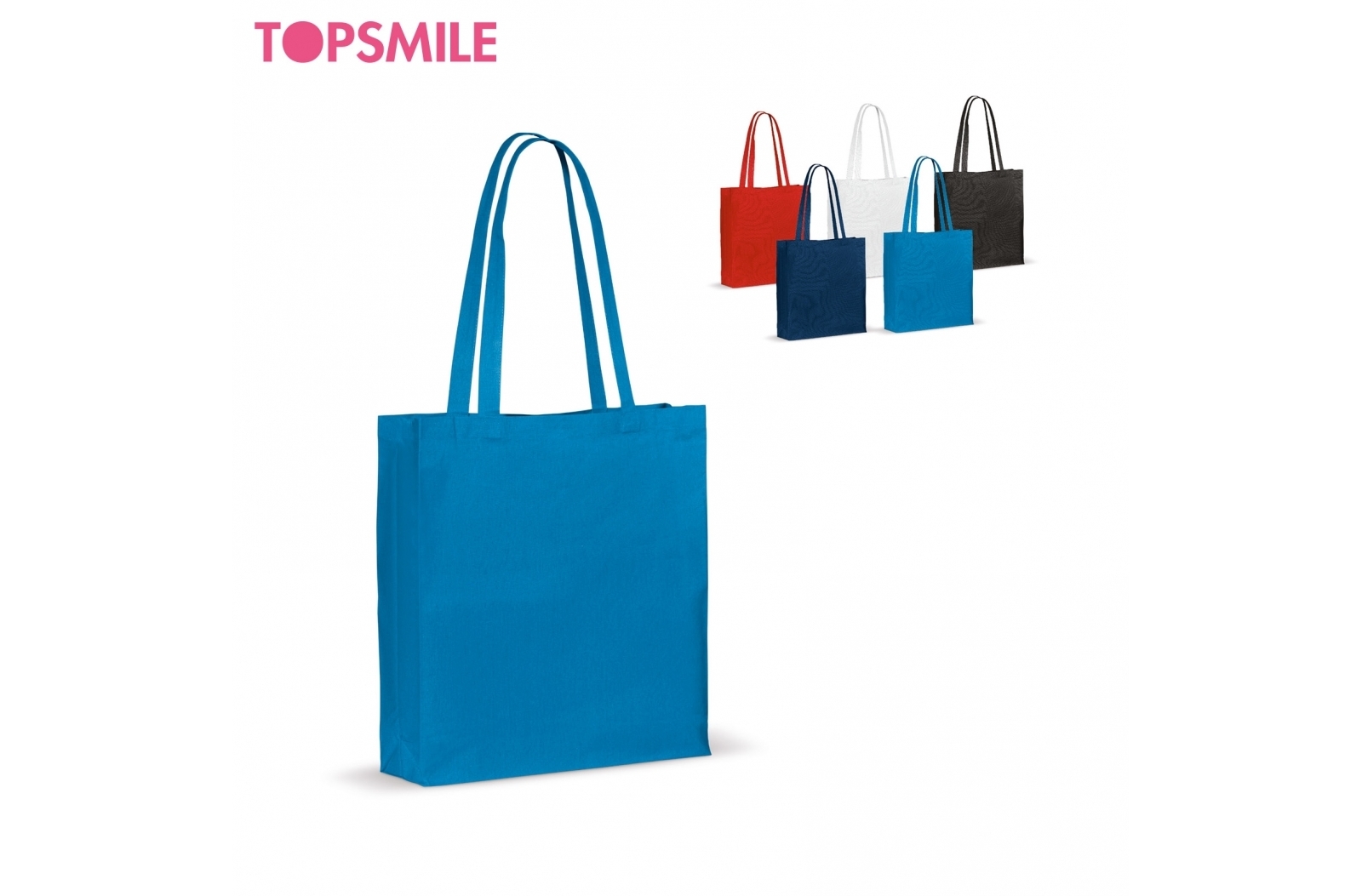 Schultertasche Baumwoll OEKO-TEX® 140g/m² weiss