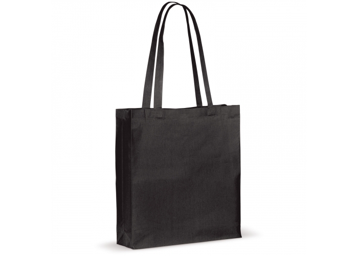 Schoudertas | Katoen 140 g/m² | 38x10x42 cm | Veel kleuren | Zwart