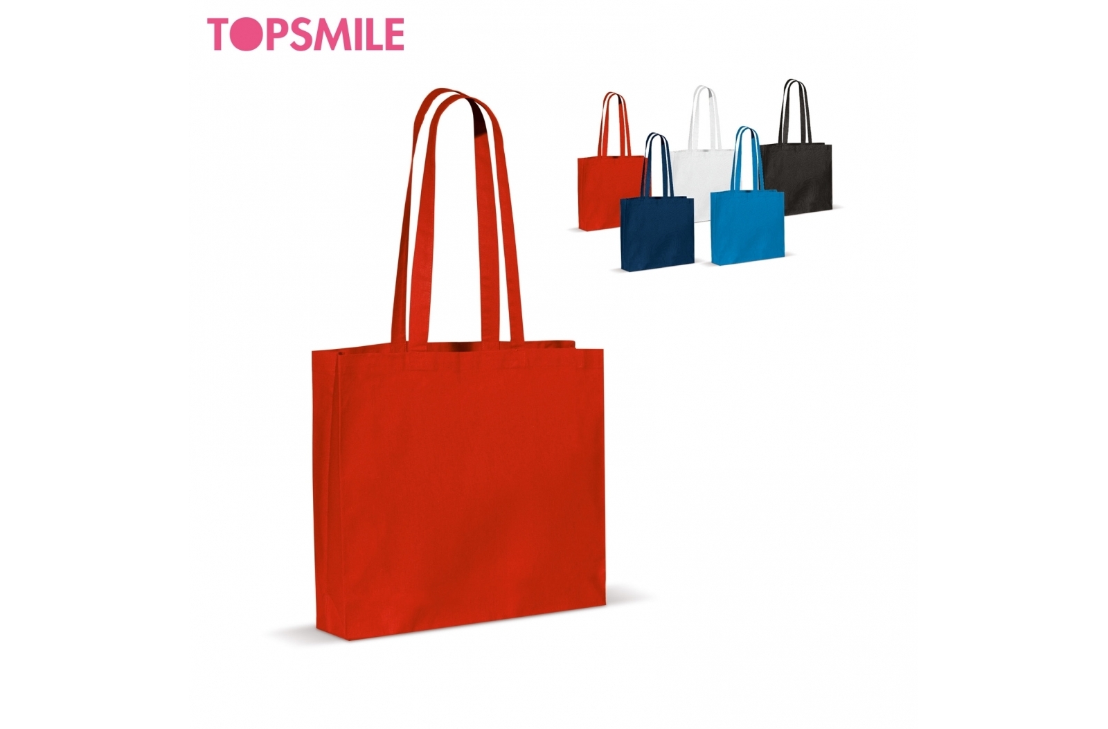 Schultertasche Baumwoll OEKO-TEX® 140g/m² weiss