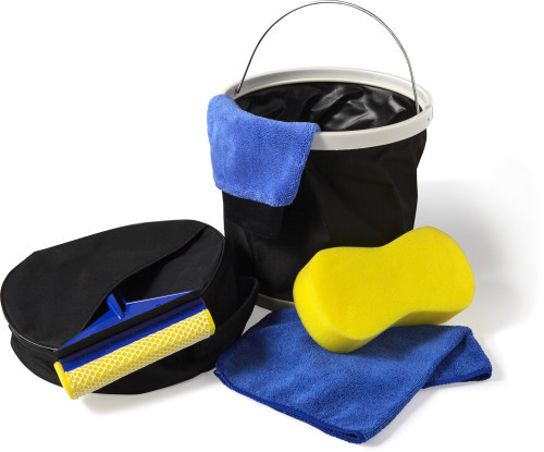 Polyester (600D) autowasset zwart