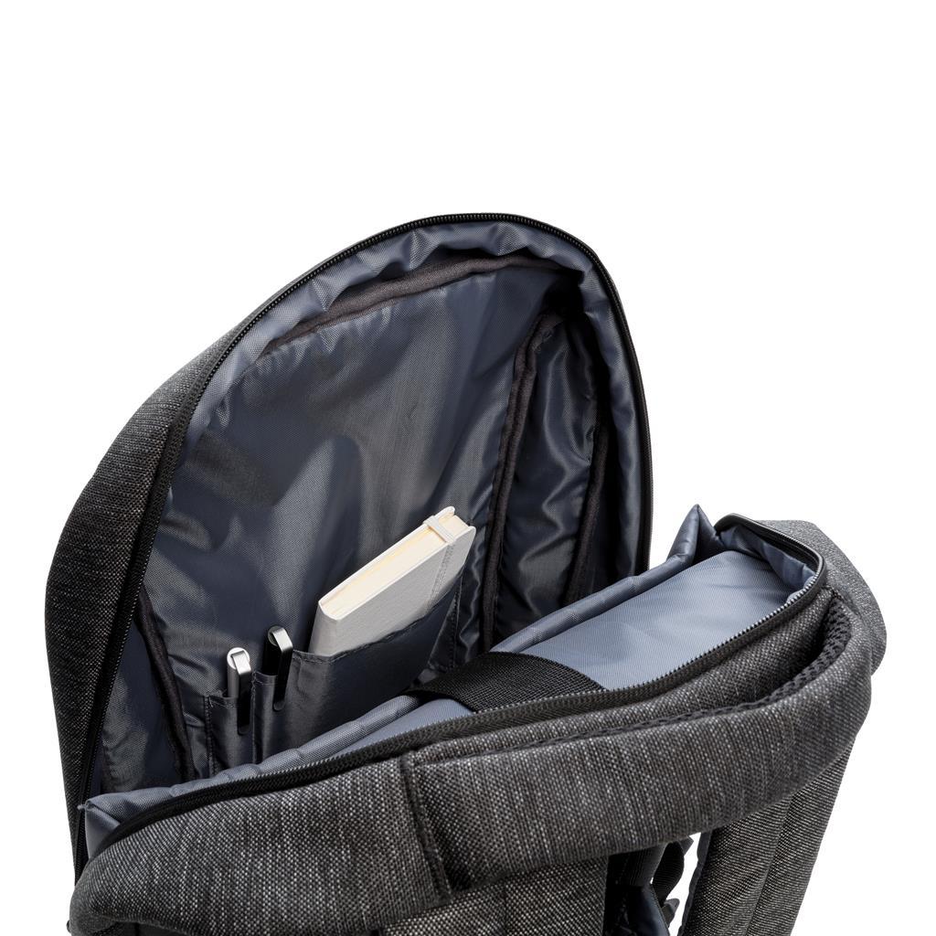 Rucksack-Trolley | Polyester | Mit Laptopfach | Für Arbeit und Reisen | Black