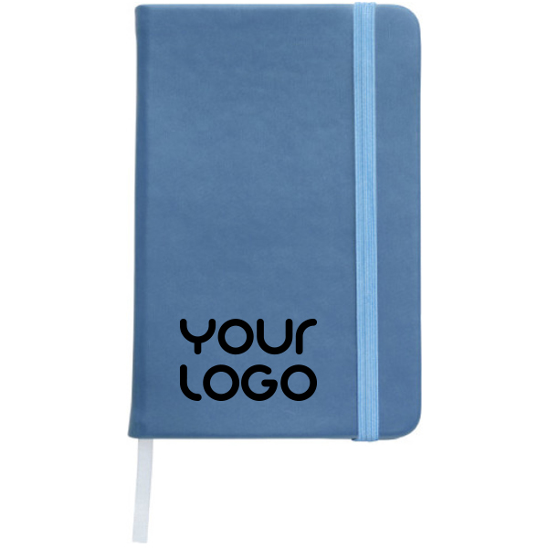 Notizbuch 'Pocket' aus PU Hellblau