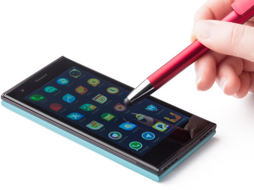 Stylo bille pour smartphone rouge