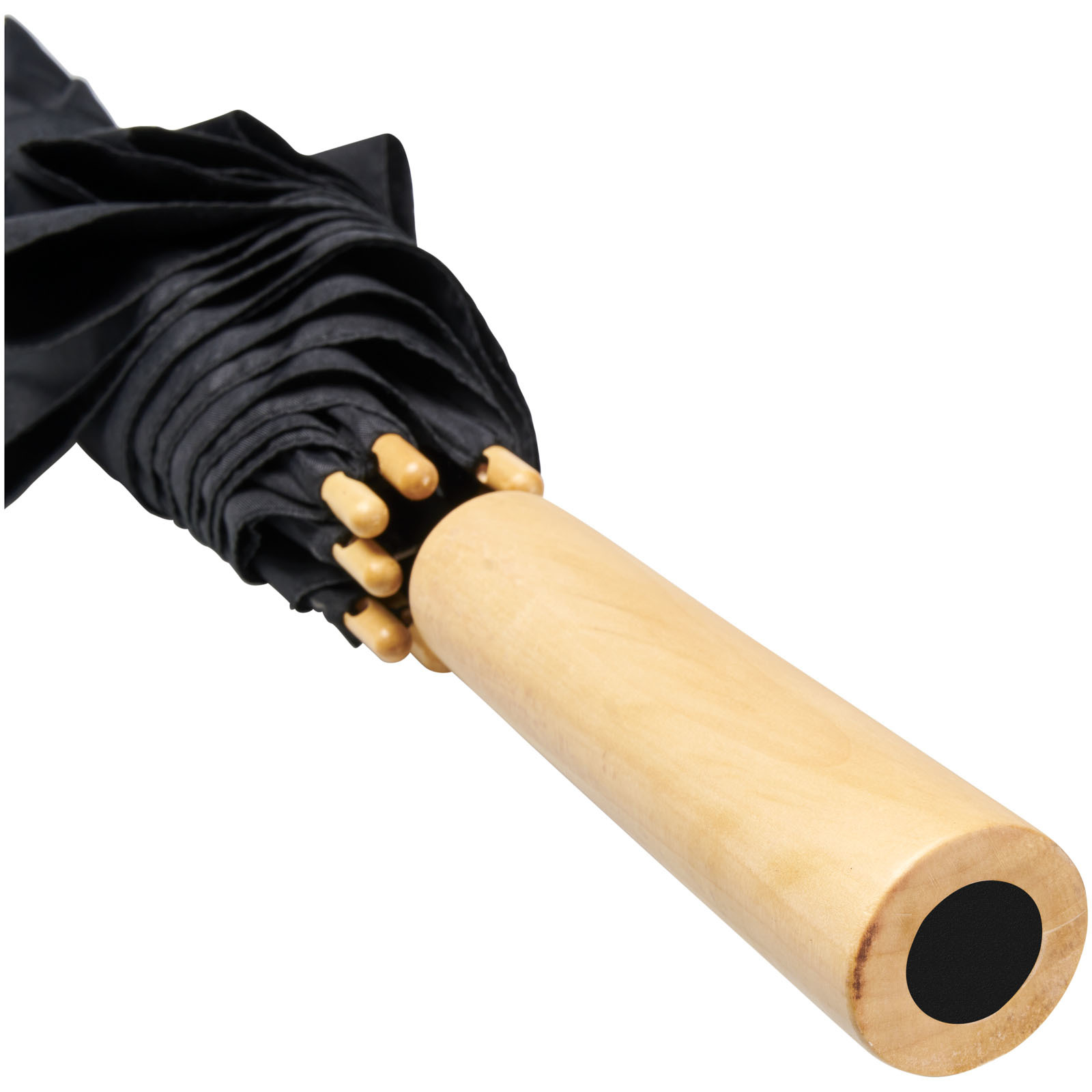 Automatic umbrella | 102 cm | rPET polyester pongee | Eco-friendly | solid black