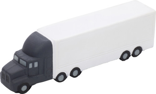 Anti-stress truck | PU foam | Can be printed in black, white, gold & silver | white