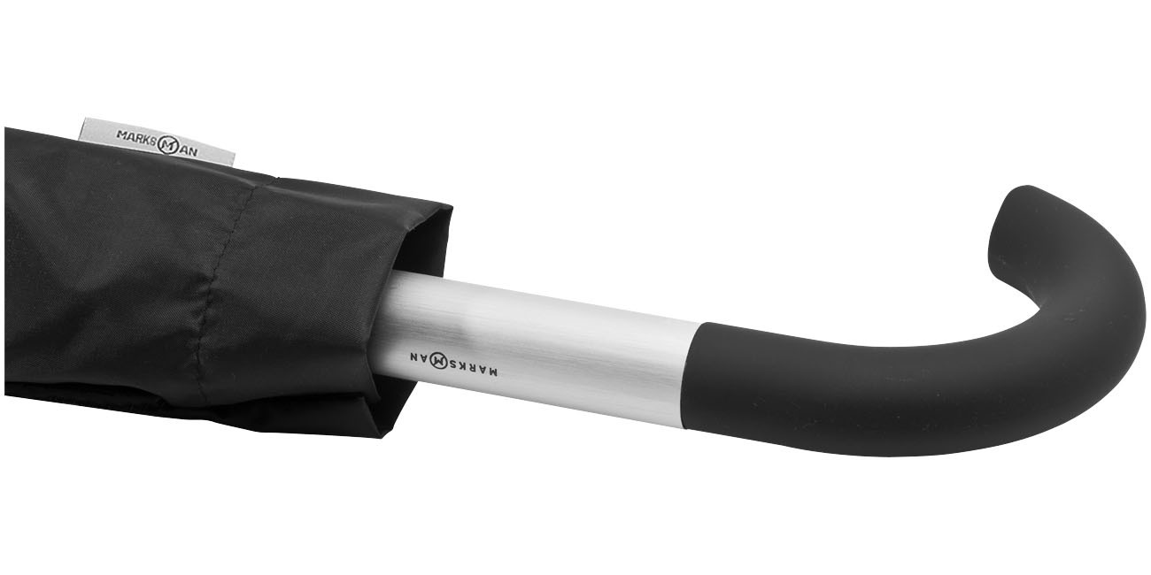 Automatic umbrella | 102 cm | Matching colour sleeve | Polyester pongee | Premium | solid black