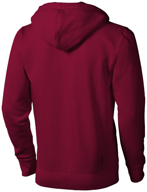 Volledige ritshoodie | Katoen en polyester | 300 g/m² | Kangoeroezak | S | Bordeaux rood