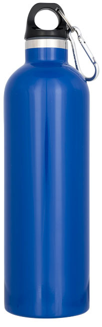 Thermos bottle | Stainless steel | With carabiner | 530 ml | Hot for 5 hours | blue