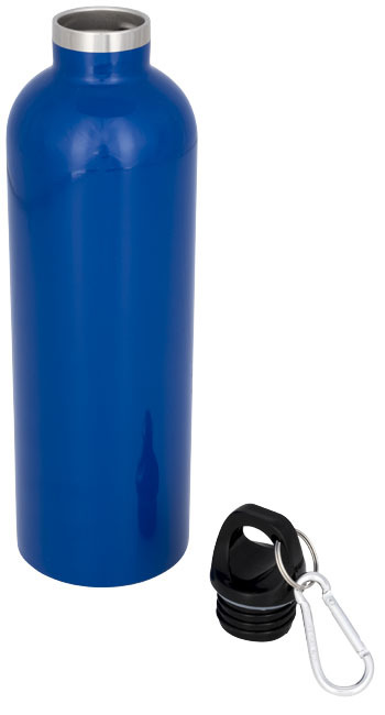 Thermos bottle | Stainless steel | With carabiner | 530 ml | Hot for 5 hours | blue