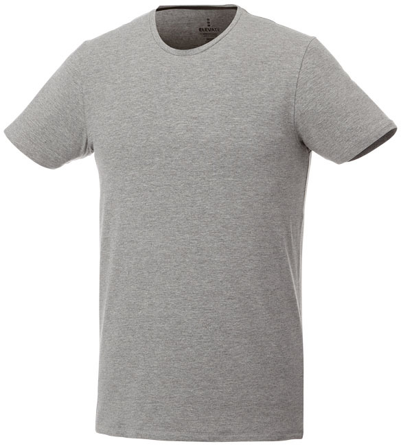 Short sleeve t-shirt | Organic cotton | For men | Sustainable | S | grey melange