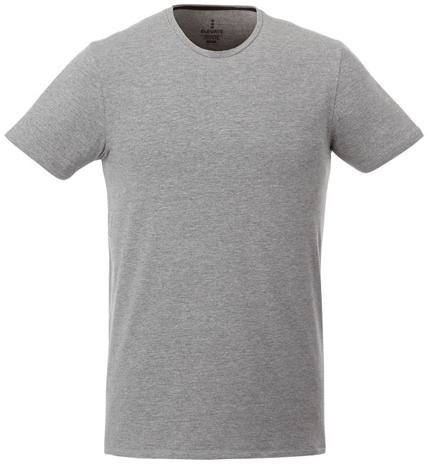 Short sleeve t-shirt | Organic cotton | For men | Sustainable | S | grey melange