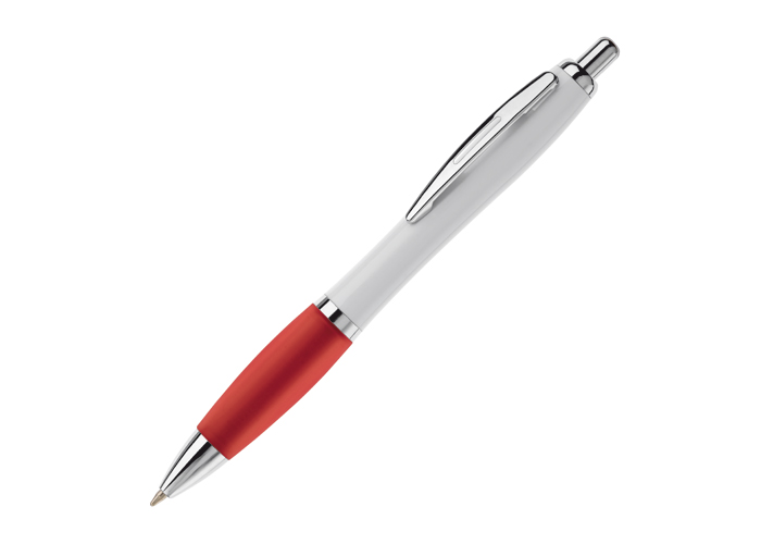 Kugelschreiber Hawaï weiß weiss / rot