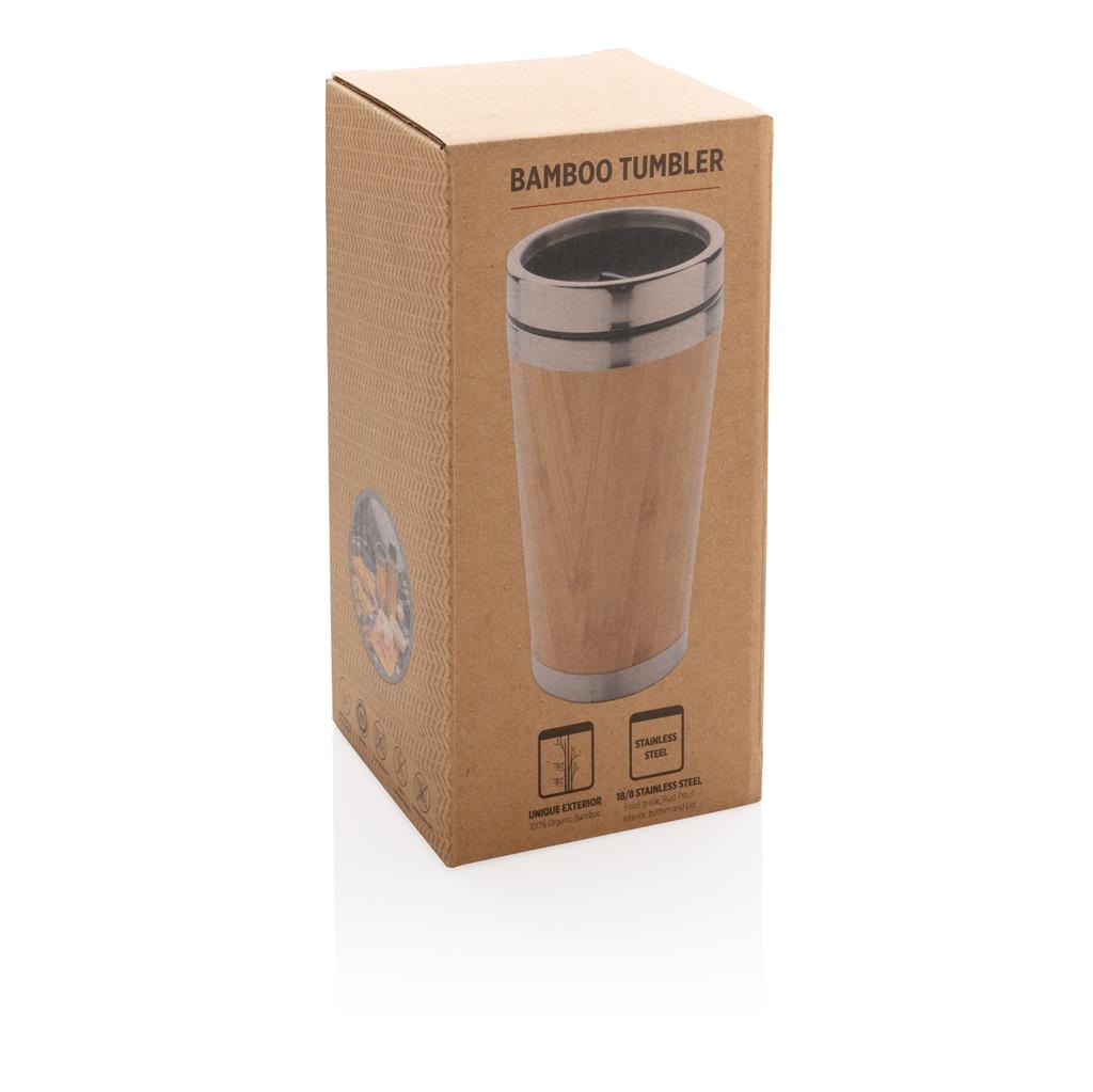 Thermobecher | Bio-Bambus | 450 ml | Heiß bis zu 3 Std. | Brown (728)