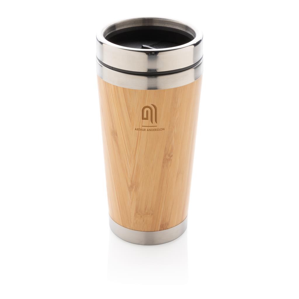 Thermobecher | Bio-Bambus | 450 ml | Heiß bis zu 3 Std. | Brown (728)