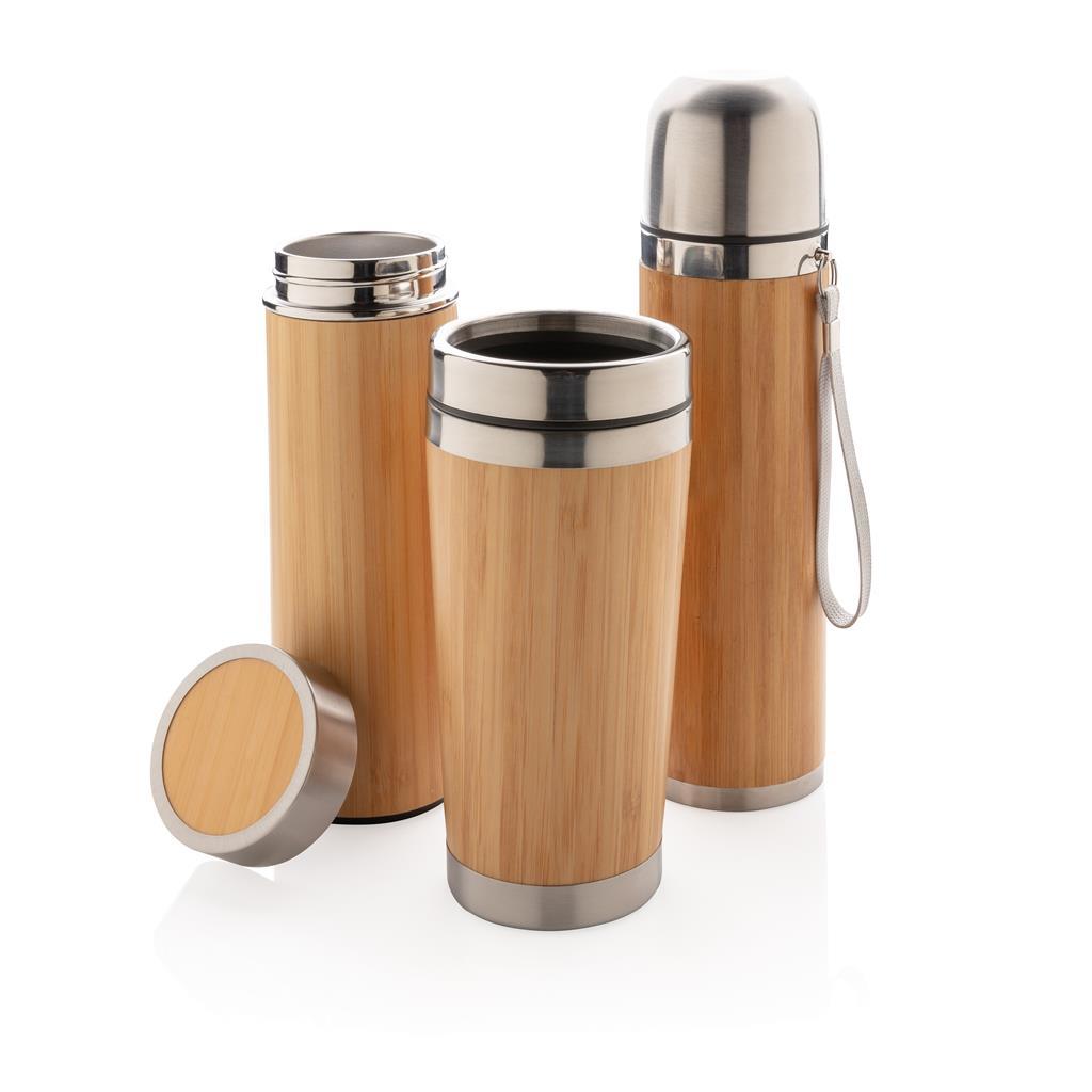 Thermobecher | Bio-Bambus | 450 ml | Heiß bis zu 3 Std. | Brown (728)
