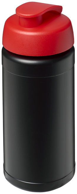 Sport-Trinkflaschen | HDPE Kunststoff, PP Kunststoff | 500 ml | Günstigc | schwarz;rot