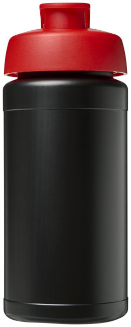 Sport-Trinkflaschen | HDPE Kunststoff, PP Kunststoff | 500 ml | Günstigc | schwarz;rot