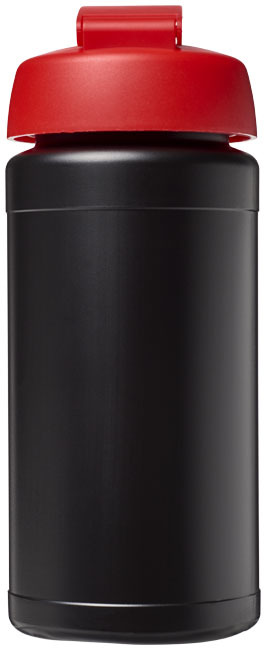 Sport-Trinkflaschen | HDPE Kunststoff, PP Kunststoff | 500 ml | Günstigc | schwarz;rot