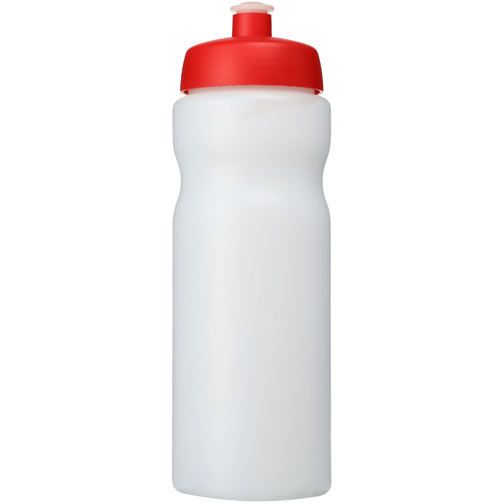 Sports bottle | HDPE plastic, PP plastic | 650 ml | Spout | transparent;red