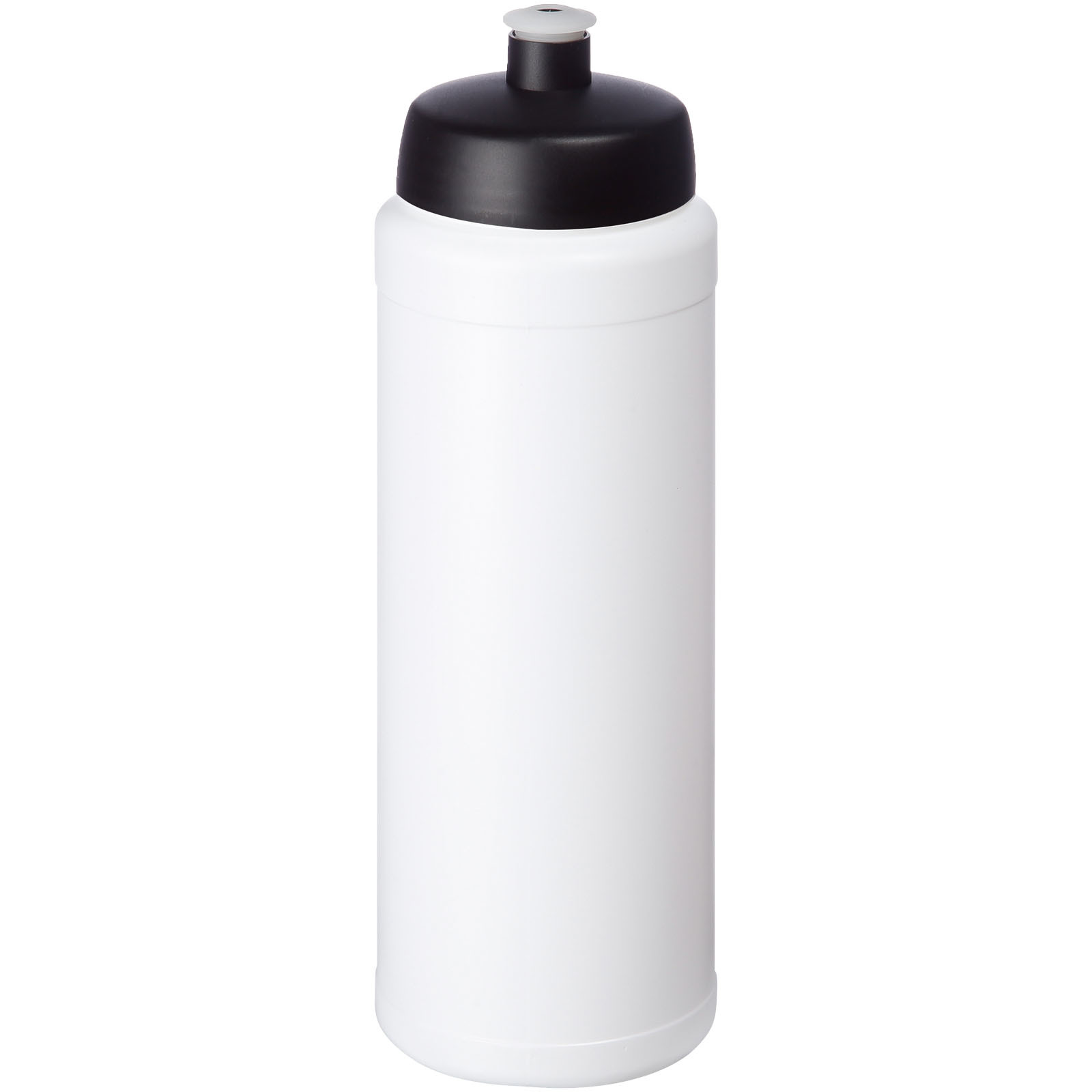 Bottle with sports lid | Plastic | 750ml | Made in the UK | white;solid black