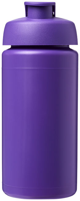 Flip lid sport bottle | Plastic | 500ml | With integrated finger grip | purple