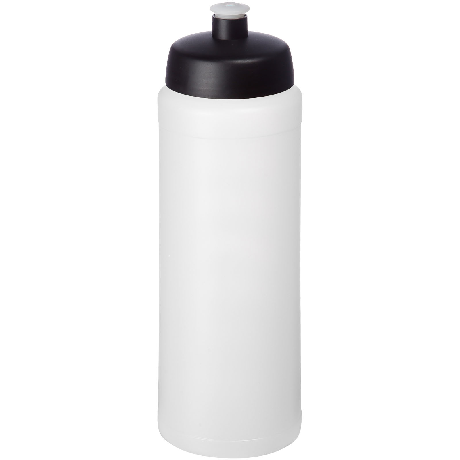 Sports bottle | HDPE Plastic, PP Plastic | 750 ml | Spill-proof lid | transparent;solid black