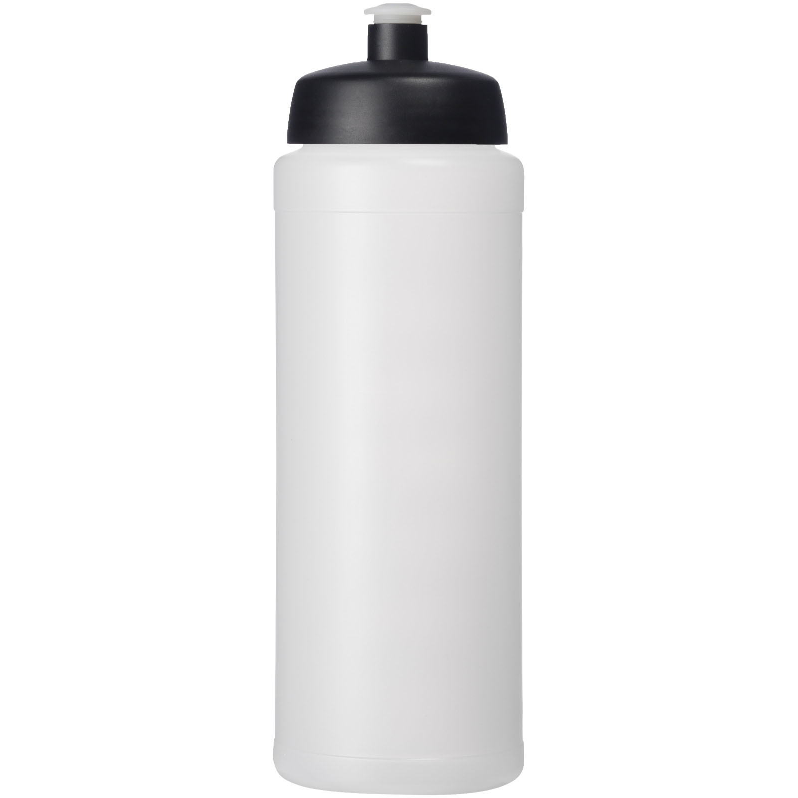 Sports bottle | HDPE Plastic, PP Plastic | 750 ml | Spill-proof lid | transparent;solid black