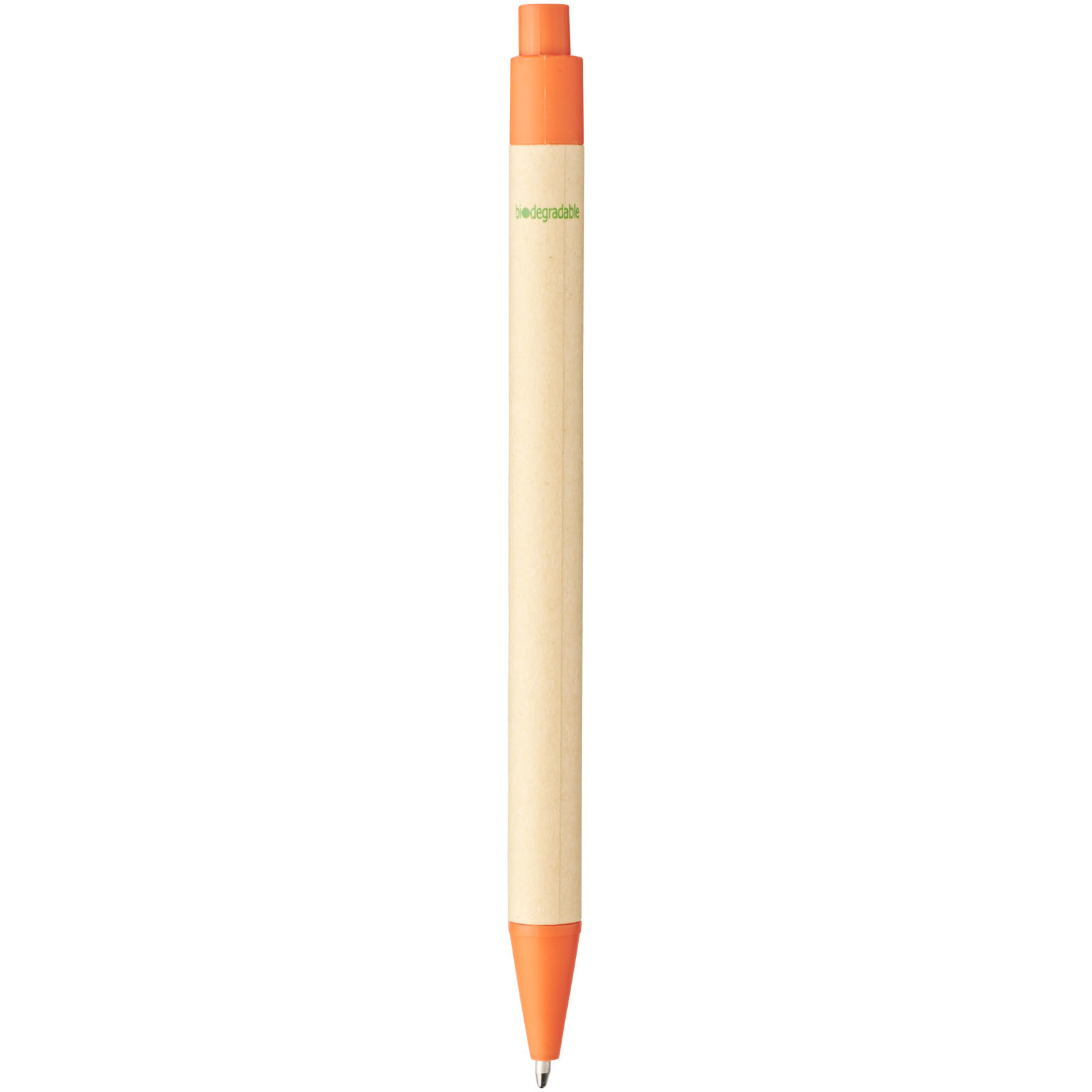 Balpen | Gerecycled karton & maïs plastic | Milieuvriendelijk | oranje