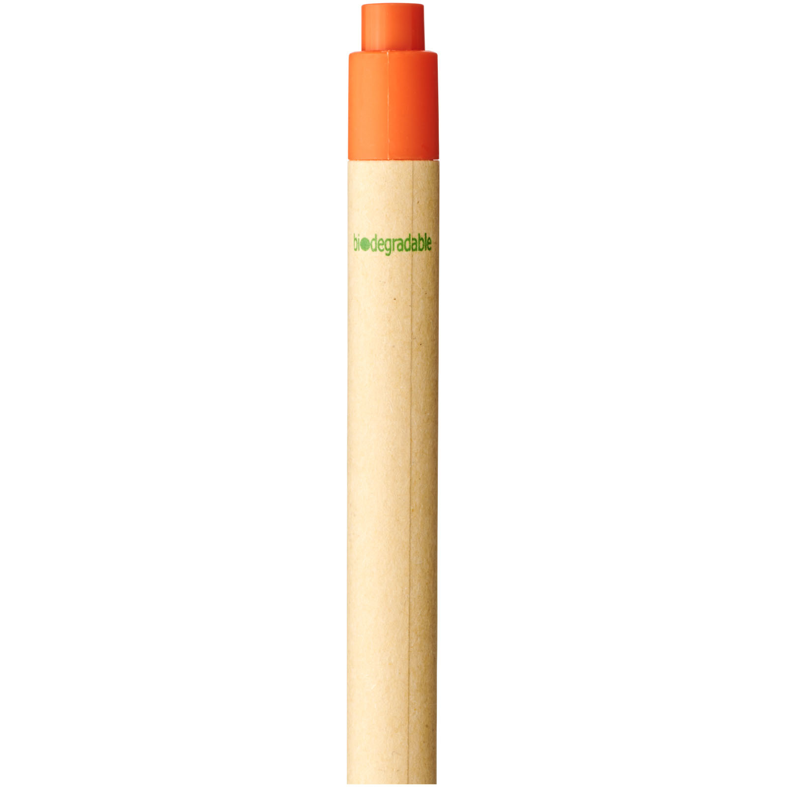 Balpen | Gerecycled karton & maïs plastic | Milieuvriendelijk | oranje