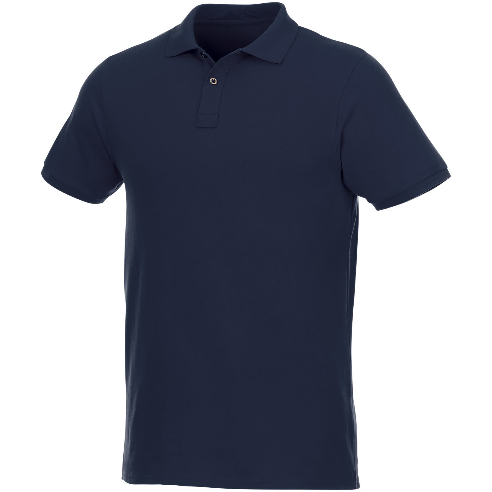 Short sleeve polo | Organic cotton & rPET | For men | Sustainable | XS | navy