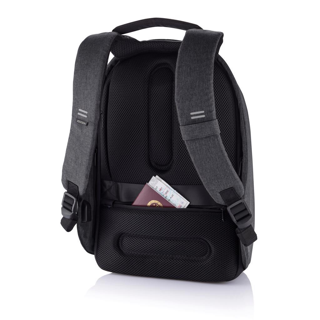 Bobby Hero XL Anti-Diebstahl-Rucksack, schwarz