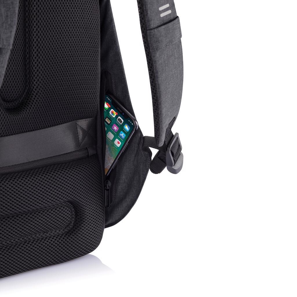 Bobby Hero XL Anti-Diebstahl-Rucksack, schwarz