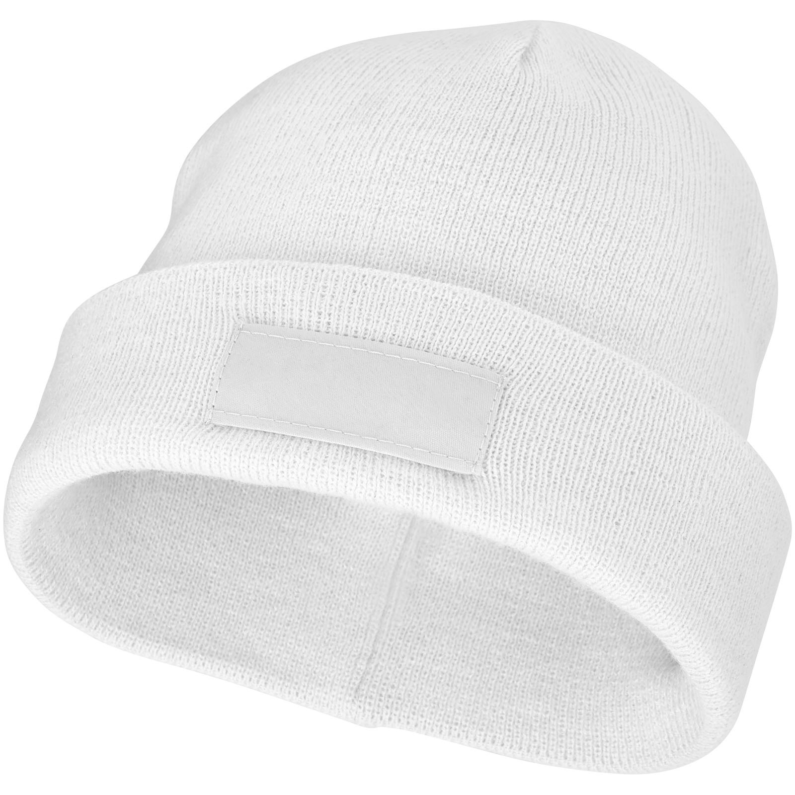 Boreas Mütze mit Aufnäher - weiss